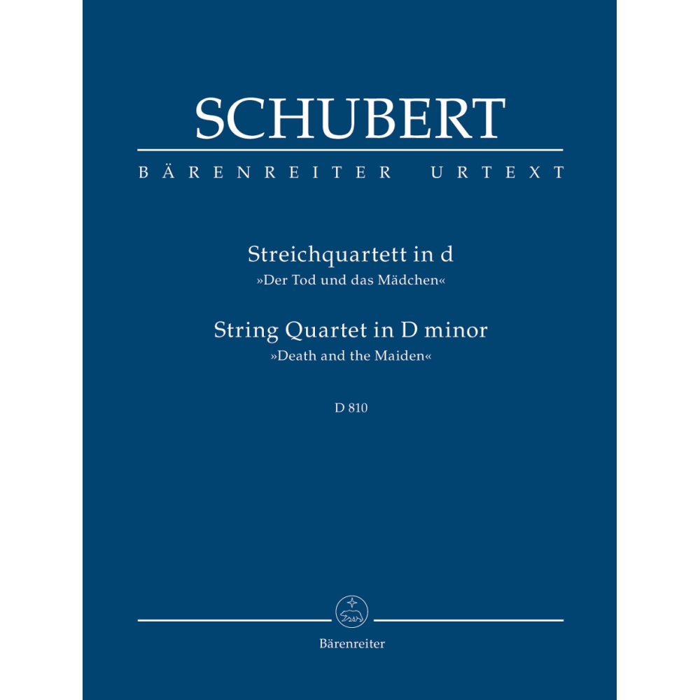 Schubert F. - String Quartet in D minor (Death and the Maiden) (D.810) (Urtext).