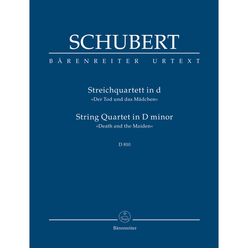 Schubert F. - String Quartet in D minor (Death and the Maiden) (D.810) (Urtext).