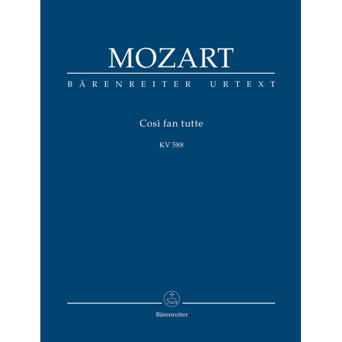 Mozart W.A. - Cosi fan tutte (complete opera) (It-G) (K.588) (Urtext).