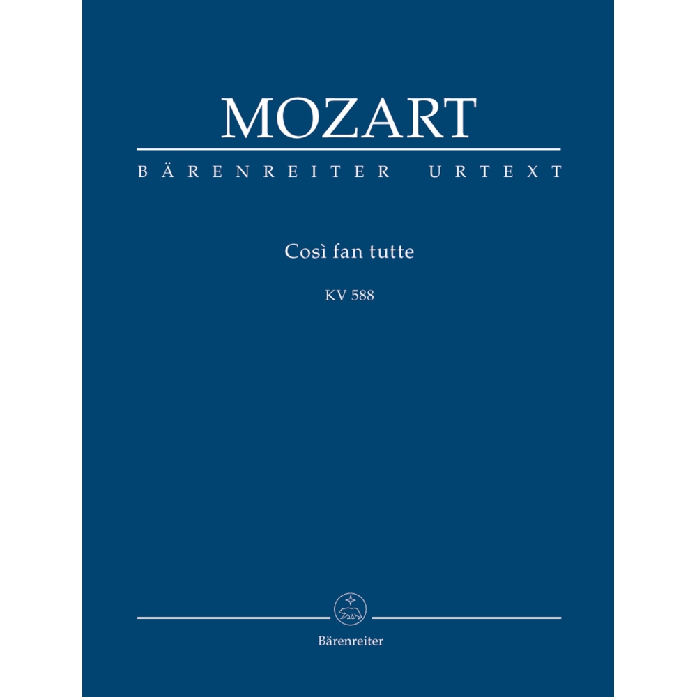 Mozart W.A. - Cosi fan tutte (complete opera) (It-G) (K.588) (Urtext).