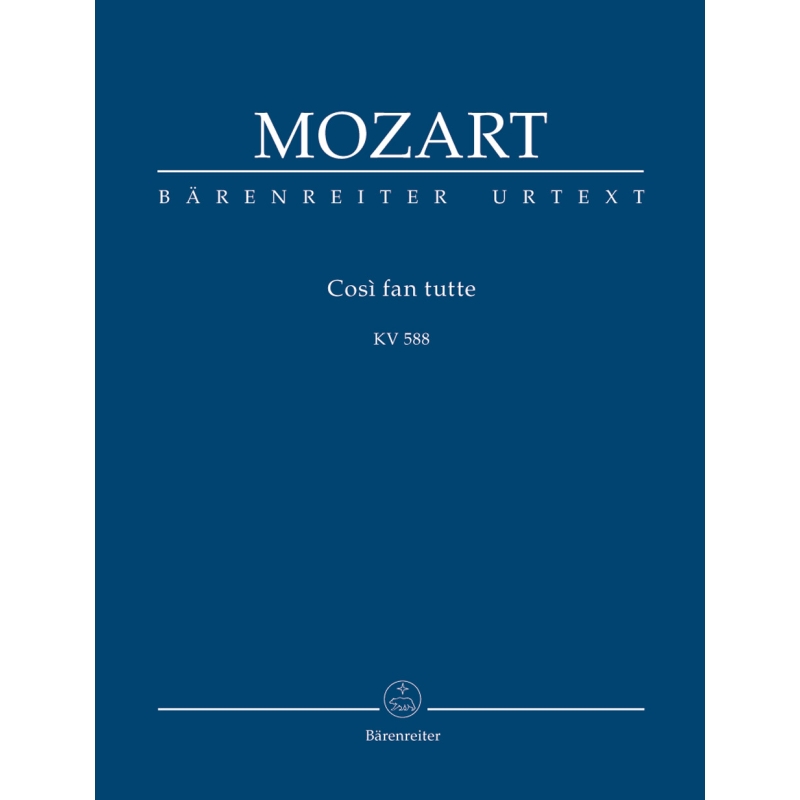 Mozart W.A. - Cosi fan tutte (complete opera) (It-G) (K.588) (Urtext).