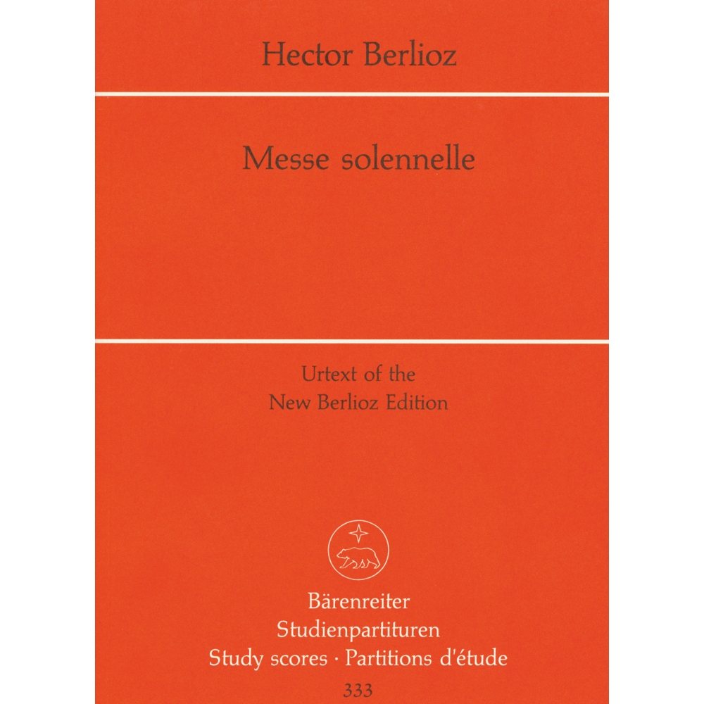 Berlioz H. - Messe Solennelle (Urtext) (first edition).