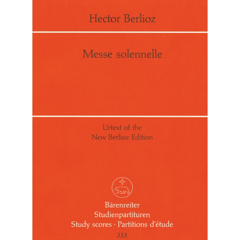 Berlioz H. - Messe Solennelle (Urtext) (first edition).