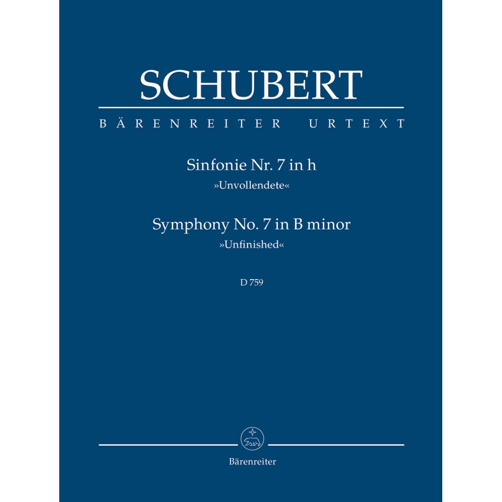 Schubert F. - Symphony No.7 in B minor (D.759)  (Unfinished) (Urtext).