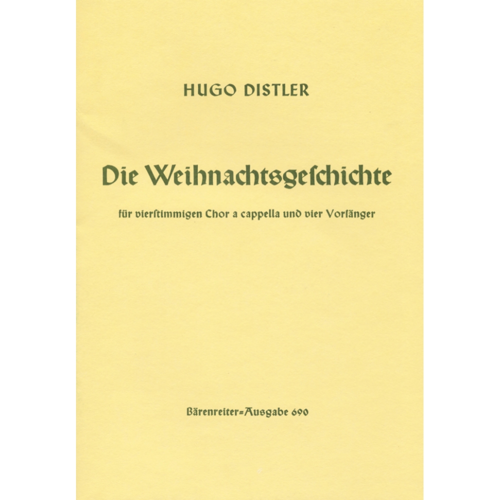 Distler H. - Christmas Story, Op.10 (G).