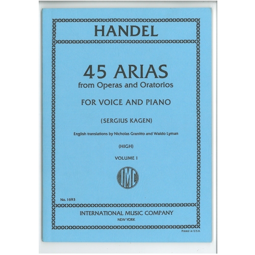 Handel, G F - 45 Arias...