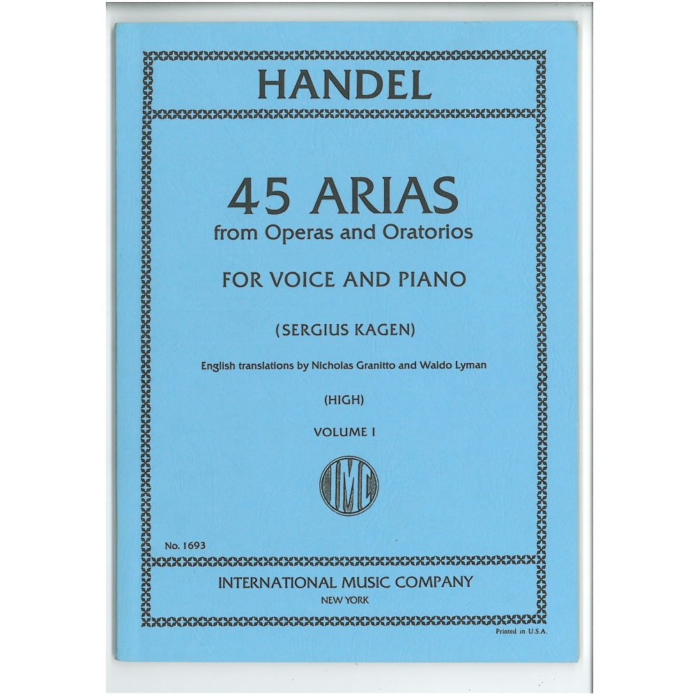 Handel, George Frideric - 45 Arias from Operas and Oratorios, Vol. 1 