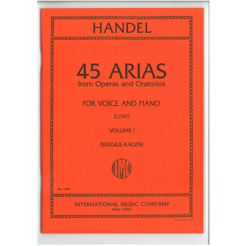 Handel, George Frideric - 45 Arias from Operas and Oratorios, Vol. 1 (low) 