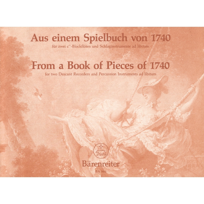 From a Little Spielbuch of 1740