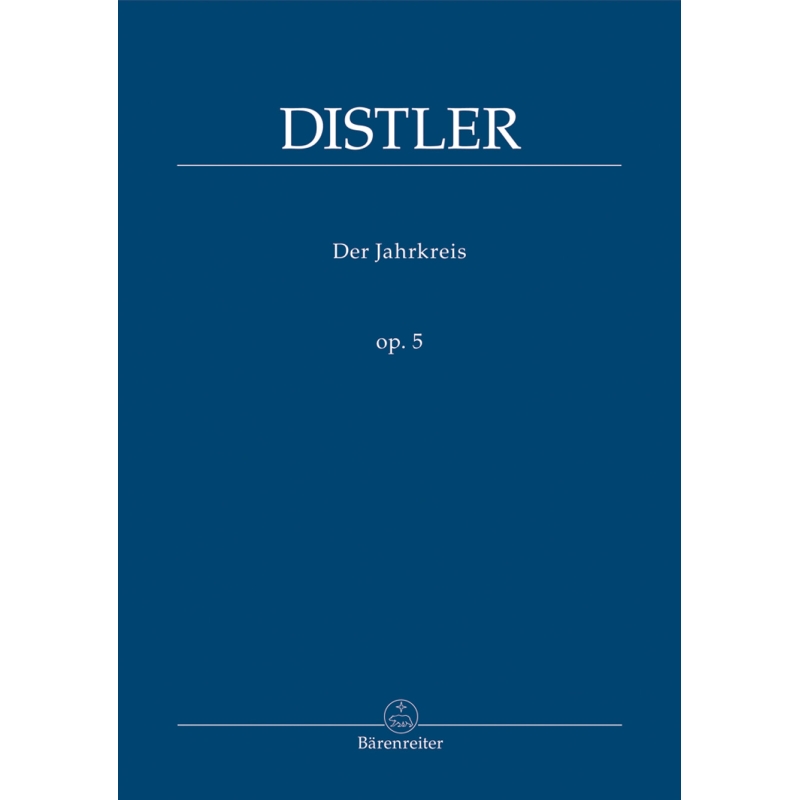 Distler H. - Jahrkreis, Der. Op.5 (52 Chorale Pieces) (G).