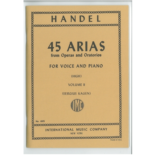 Handel, G F - 45 Arias...