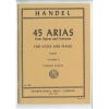 Handel, George Frideric - 45 ARIAS II H.Vce Pft 