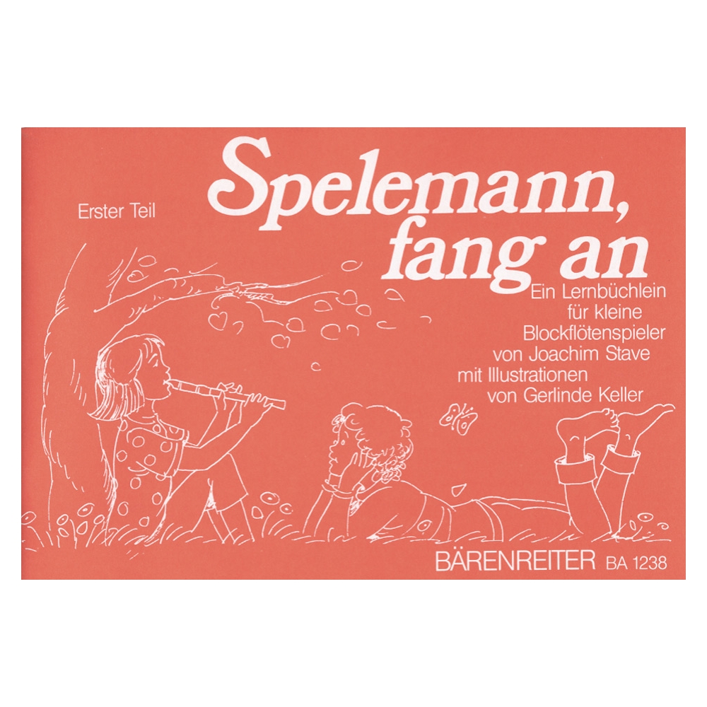 Stave J. - Spelemann, fang an! Recorder Primer. Vol. 1: Study Book.