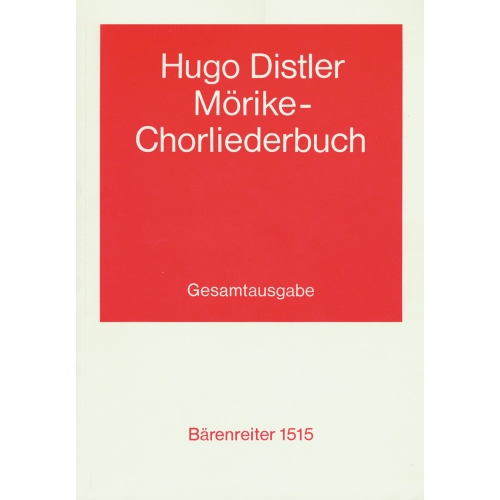 Distler H. - Moerike Choral Song Book, Op.19 (3 parts complete) (G).