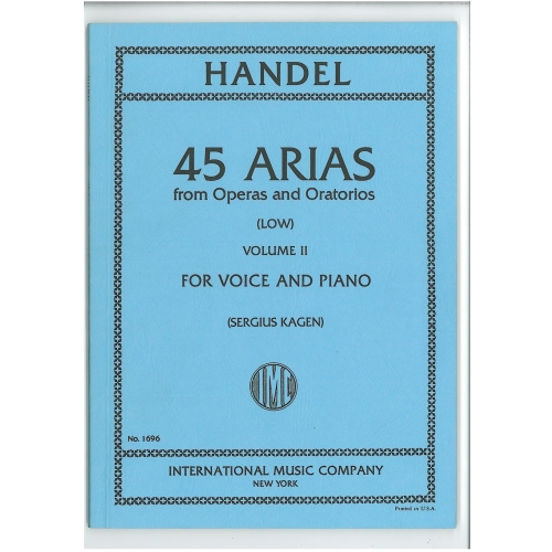 Handel, G F - 45 Arias...