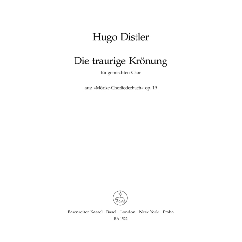 Distler H. - Traurige Kroenung, Die (G).