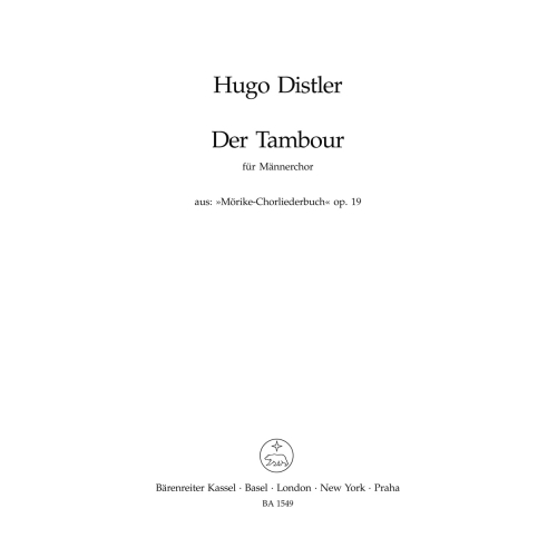 Distler H. - Tambour, Der (G).