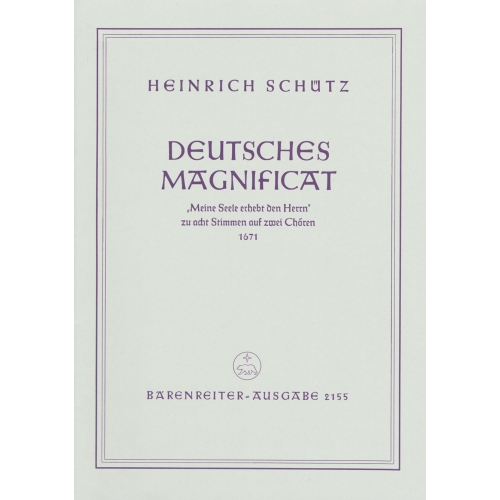 Schuetz H. - German Magnificat (SWV 494) (G).
