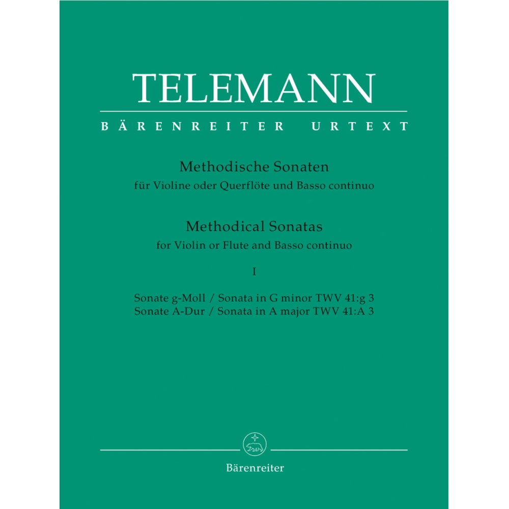 Telemann G.P. - Methodical Sonatas, Vol. 1: G minor, A (Urtext).