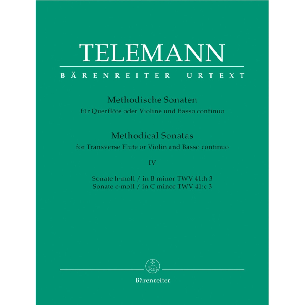 Telemann G.P. - Methodical Sonatas, Vol. 4: B minor, C minor (Urtext).
