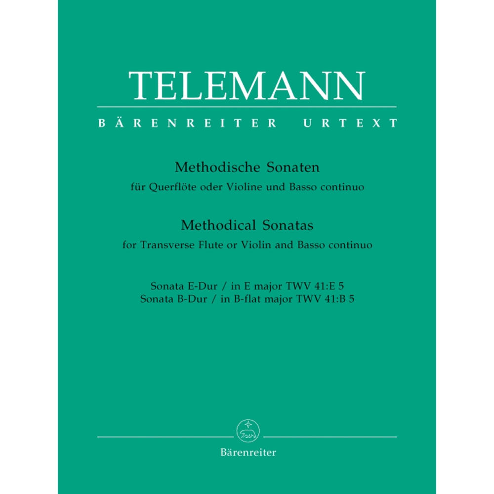 Telemann G.P. - Methodical Sonatas, Vol. 5: E, B-flat (Urtext).