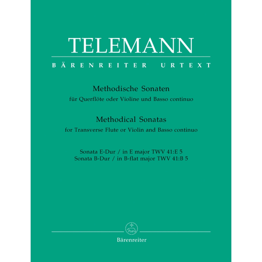 Telemann G.P. - Methodical Sonatas, Vol. 5: E, B-flat (Urtext).