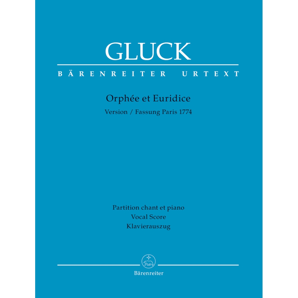 Gluck, C W R - Orfeo et Euridice. Opera (Paris version 1774) (F-G) (Urtext).