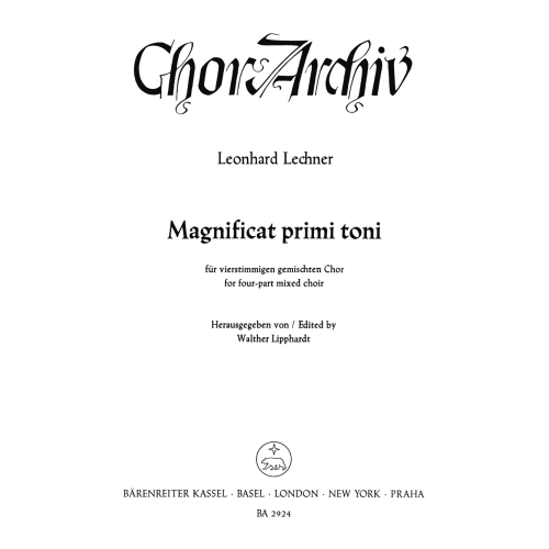 Lechner L. - Magnificat primi toni (Urtext).