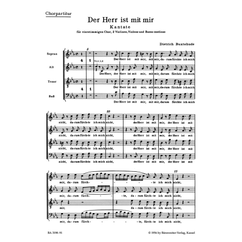 Buxtehude D. - Der Herr ist...