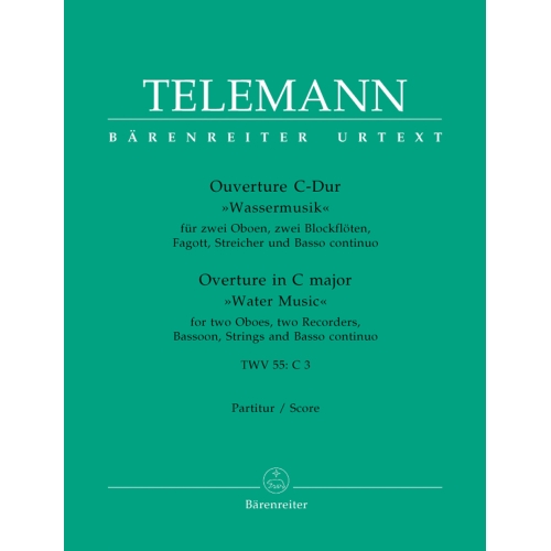 Telemann G.P. - Overture in C (Water Music) (Urtext).