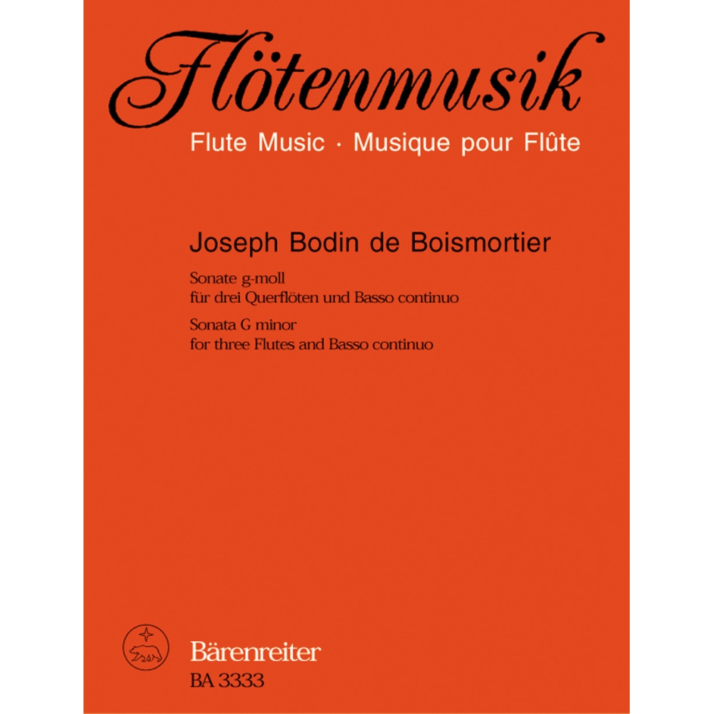 Boismortier J.B. de - Sonata in G minor, Op.34/ 1.