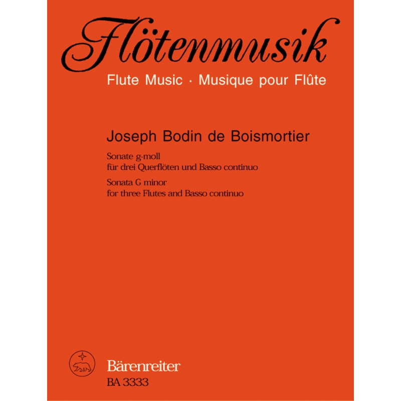 Boismortier J.B. de - Sonata in G minor, Op.34/ 1.