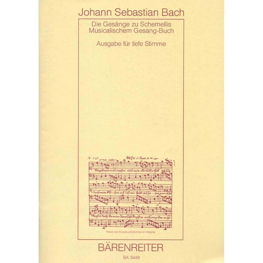 Bach J.S. - Schemelli Gesangbuch 1736: 6 Songs from A.M.Bach Piano Book 1725