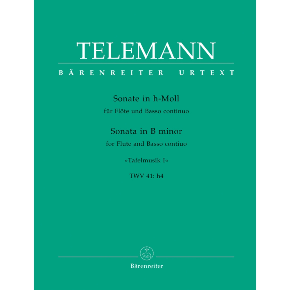 Telemann G.P. - Solo in B minor (Tafelmusik No.1 1733) (Urtext).
