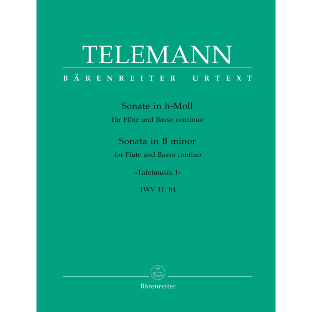 Telemann G.P. - Solo in B minor (Tafelmusik No.1 1733) (Urtext).