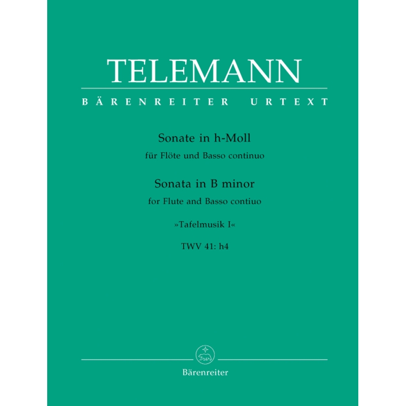 Telemann G.P. - Solo in B minor (Tafelmusik No.1 1733) (Urtext).