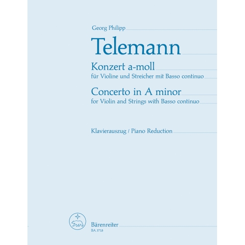 Telemann G.P. - Concerto for Violin in A minor.