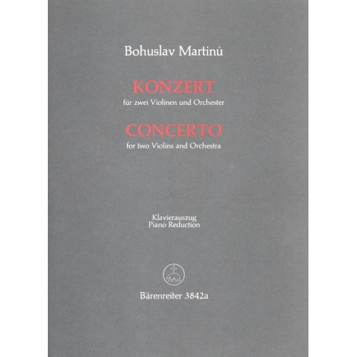 Martinu B. - Concerto for Two Violins (1950).