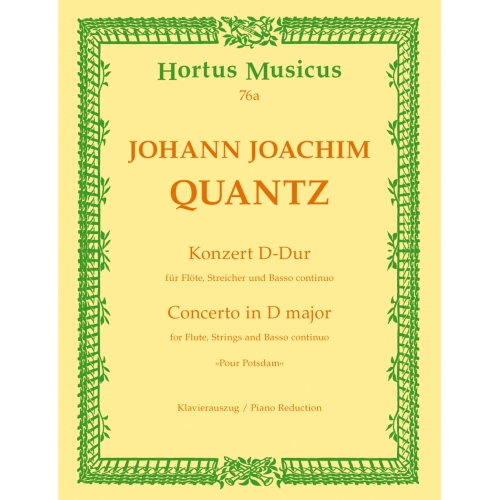 Quantz J.J. - Concerto for Flute in D (Pour Potsdam).