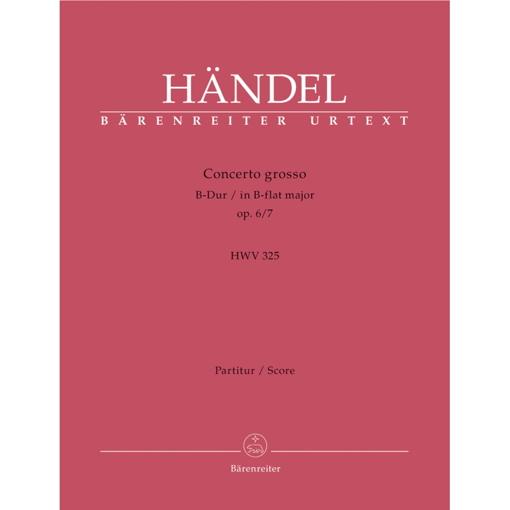 Handel G.F. - Concerto grosso Op.6/ 7 in B-flat (Urtext).