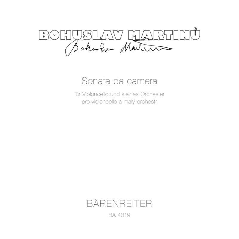 Martinu B. - Sonata da camera (1940).