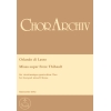 Lasso O. di - Missa super: Frere Thibault (Urtext).