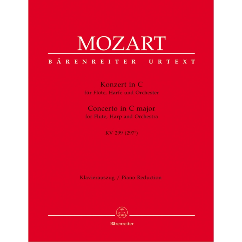 Mozart W.A. - Concerto for Flute and Harp in C (K.299) (K.297c) (Urtext).