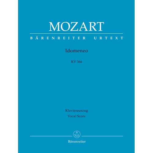 Mozart, W A - Idomeneo (complete opera) (It-G) (K.366) (Urtext).