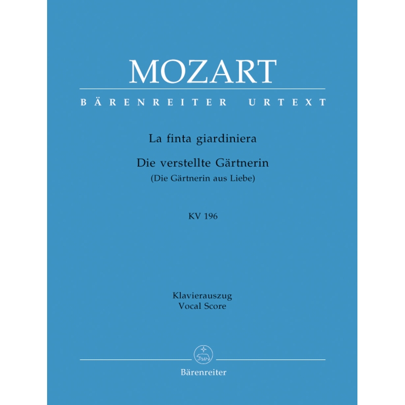 Mozart, W A - La finta giardiniera (complete opera) (It-G) Dramma giocoso (K.196)