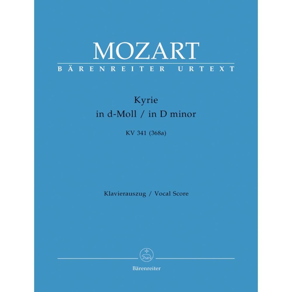 Mozart, W A - Kyrie in D minor (K.341) (L) (Urtext).