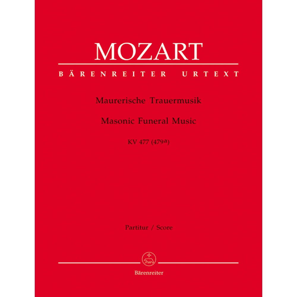 Mozart W.A. - Masonic Funeral Music in C minor (K.477)(K.479a) (Urtext).