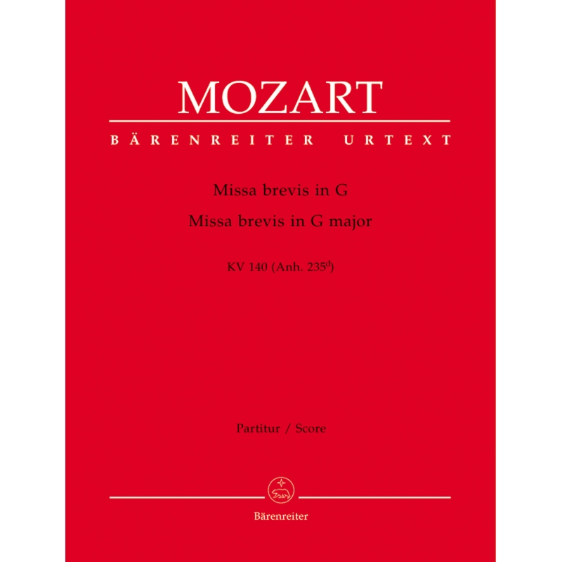 Mozart W.A. - Missa brevis in G (K.140) (Urtext).