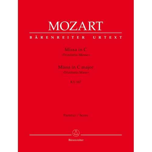 Mozart W.A. - Mass in C (K.167) (Trinitatis-Messe) (Urtext).