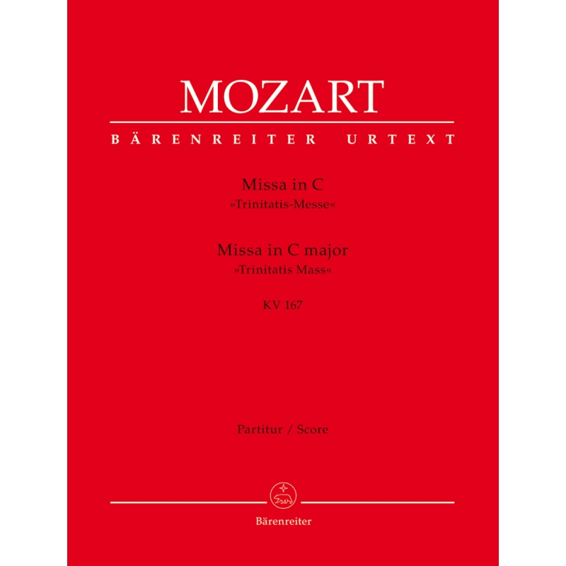 Mozart W.A. - Mass in C (K.167) (Trinitatis-Messe) (Urtext).